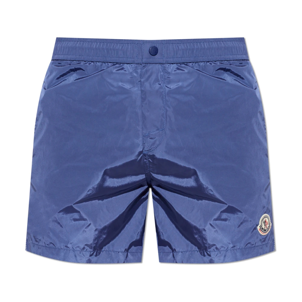 Joom Moncler Herren Grau Ss26 Logo Badeshorts Shorts L10912c00005599jk765 Cm - Bild 3