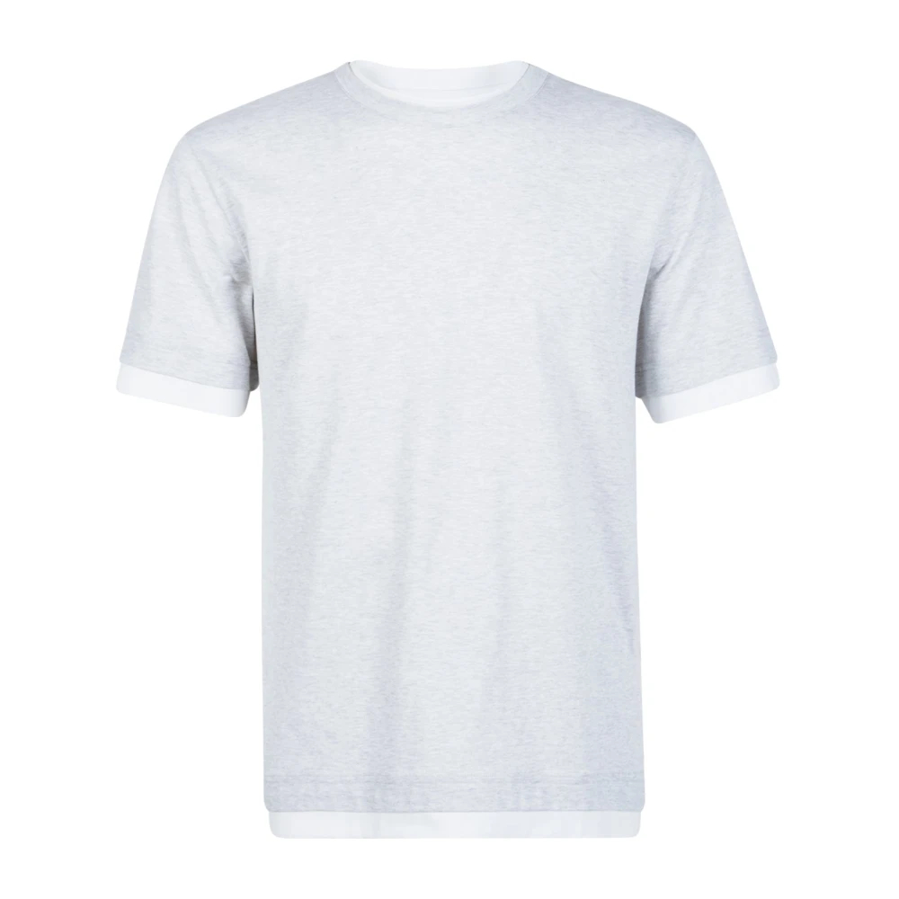 Eleventy Herren Grau - T-Shirt Bordini - Tops - M