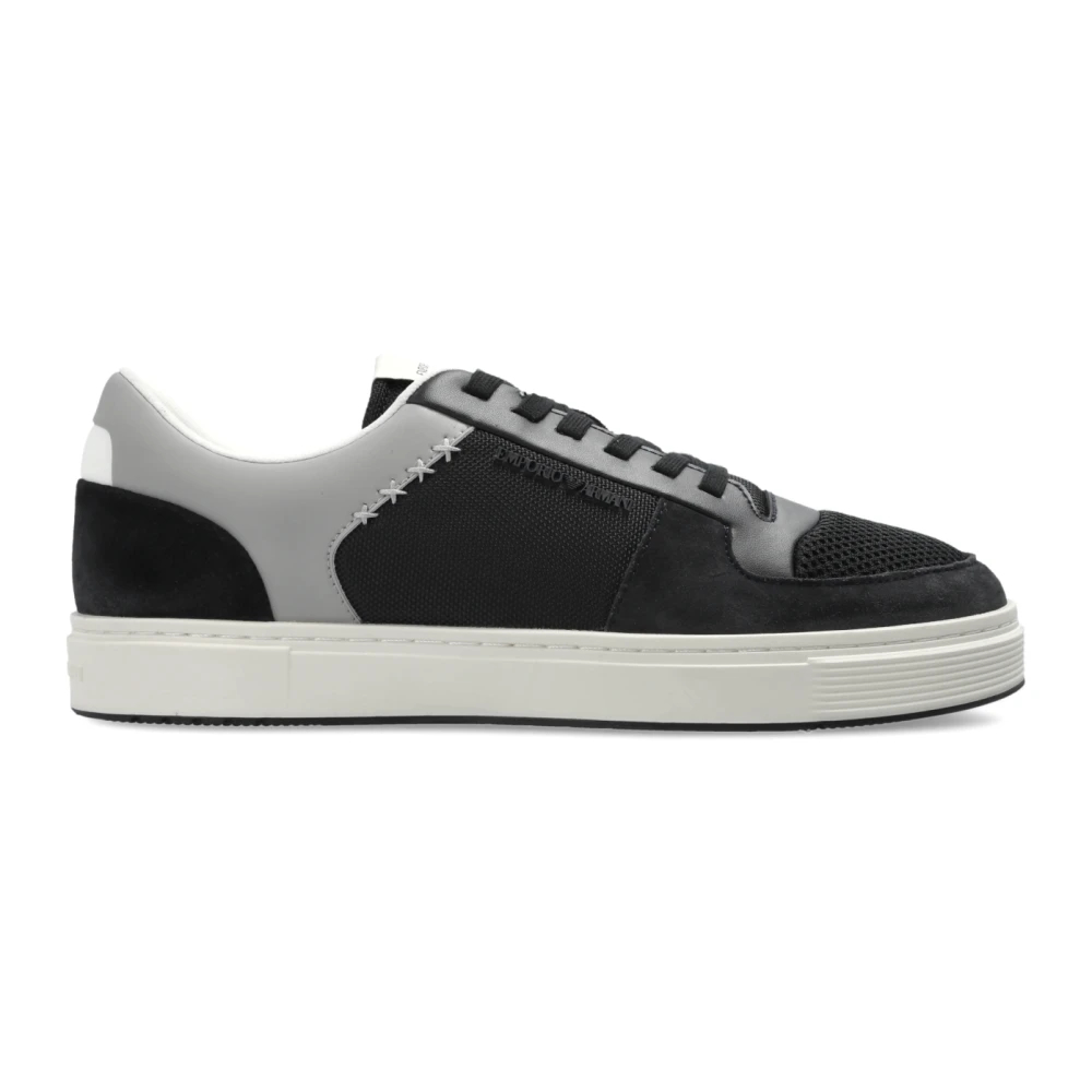 Emporio Armani Herren Multicolor - Sportschuhe Mit Logo - Shoes - Mehrfarbig - 41 Eu