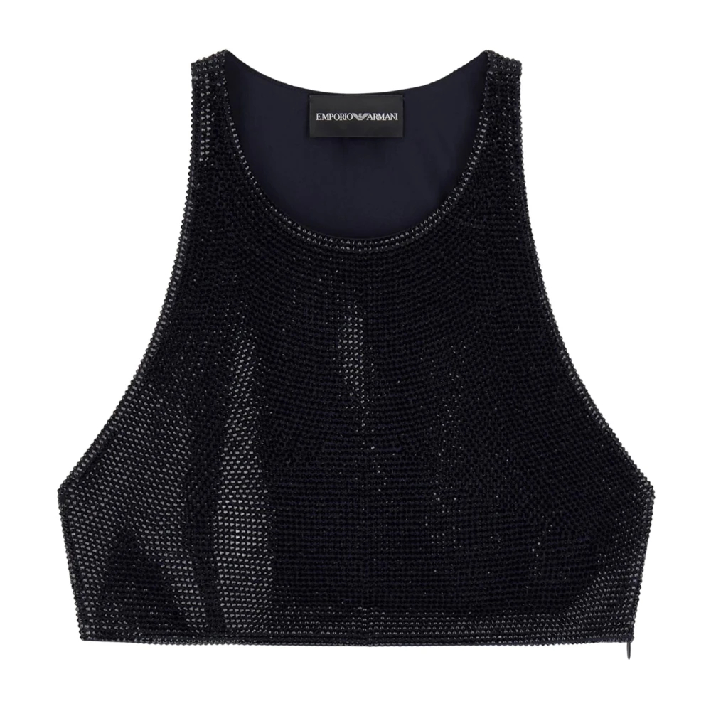 Emporio Armani Damen Schwarz - Ärmelloses Top - Tops - K - M