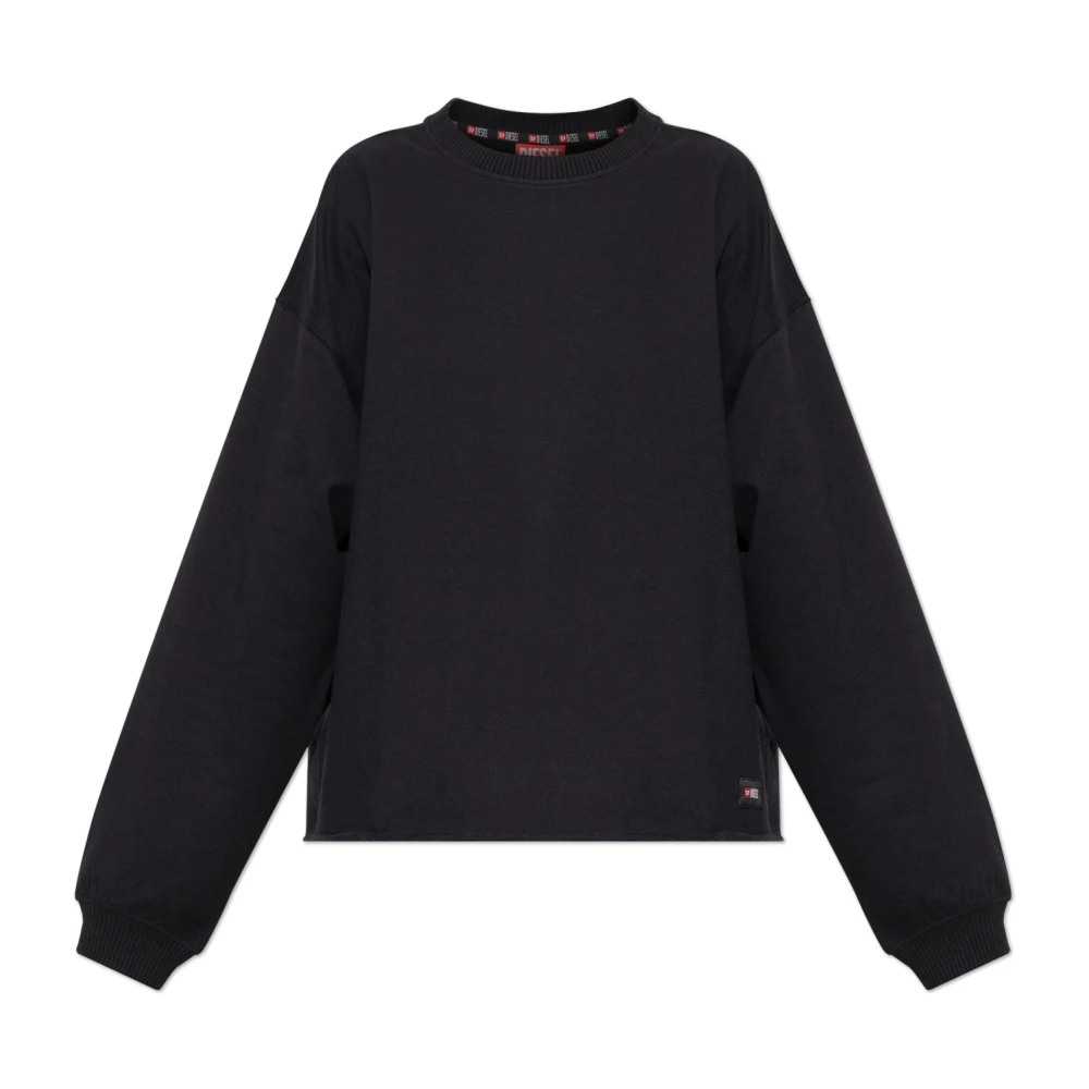 Diesel - Patricia-D-Core Sweatshirt - Sweatshirts & Hoodies - Damen - Schwarzk - S
