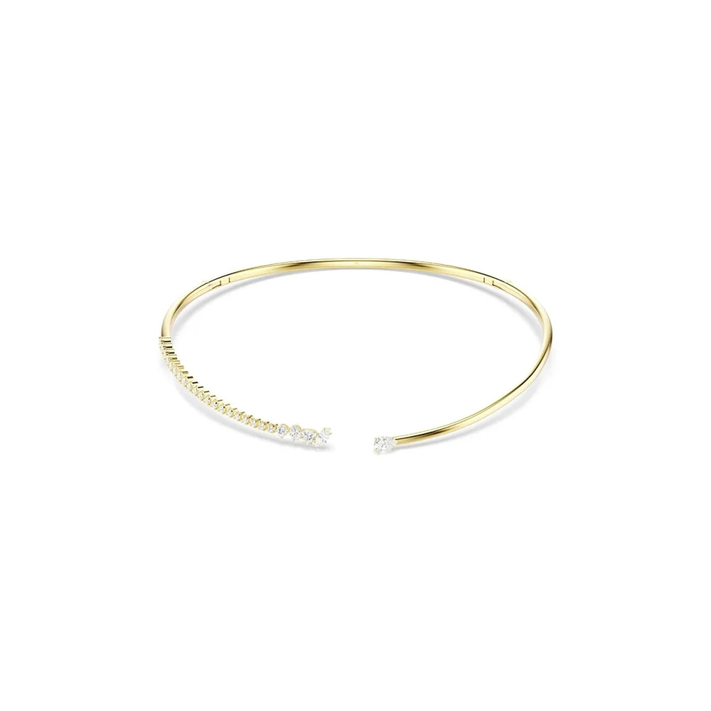 Swarovski Mesmera Halsband, Verschiedene Schliffe, 18K Goldbeschichtet Weiß Mittel - Bild 5