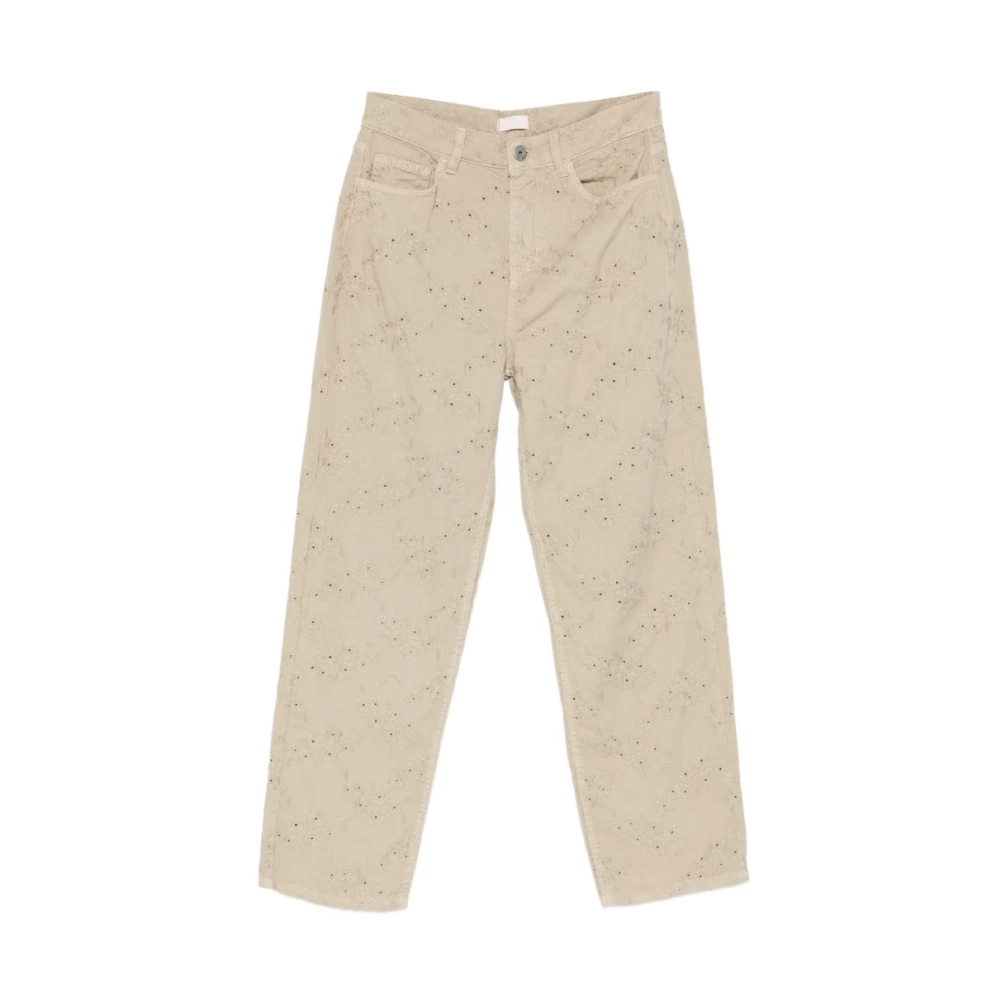 Liu Jo Damen Beige - Weiße Jeans - Jeans - W28