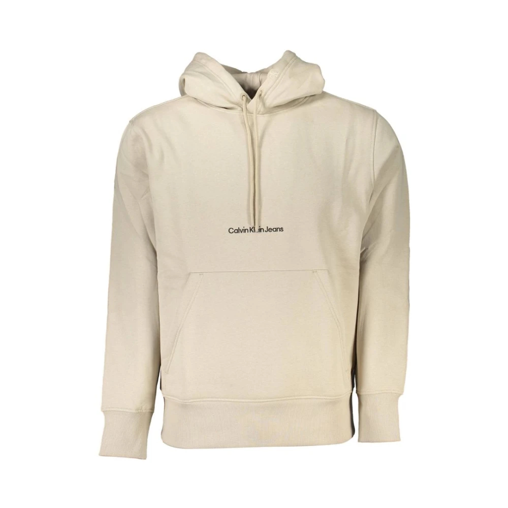 Calvin Klein Beige Hoodie Institutional Regular Fit - Bild 6