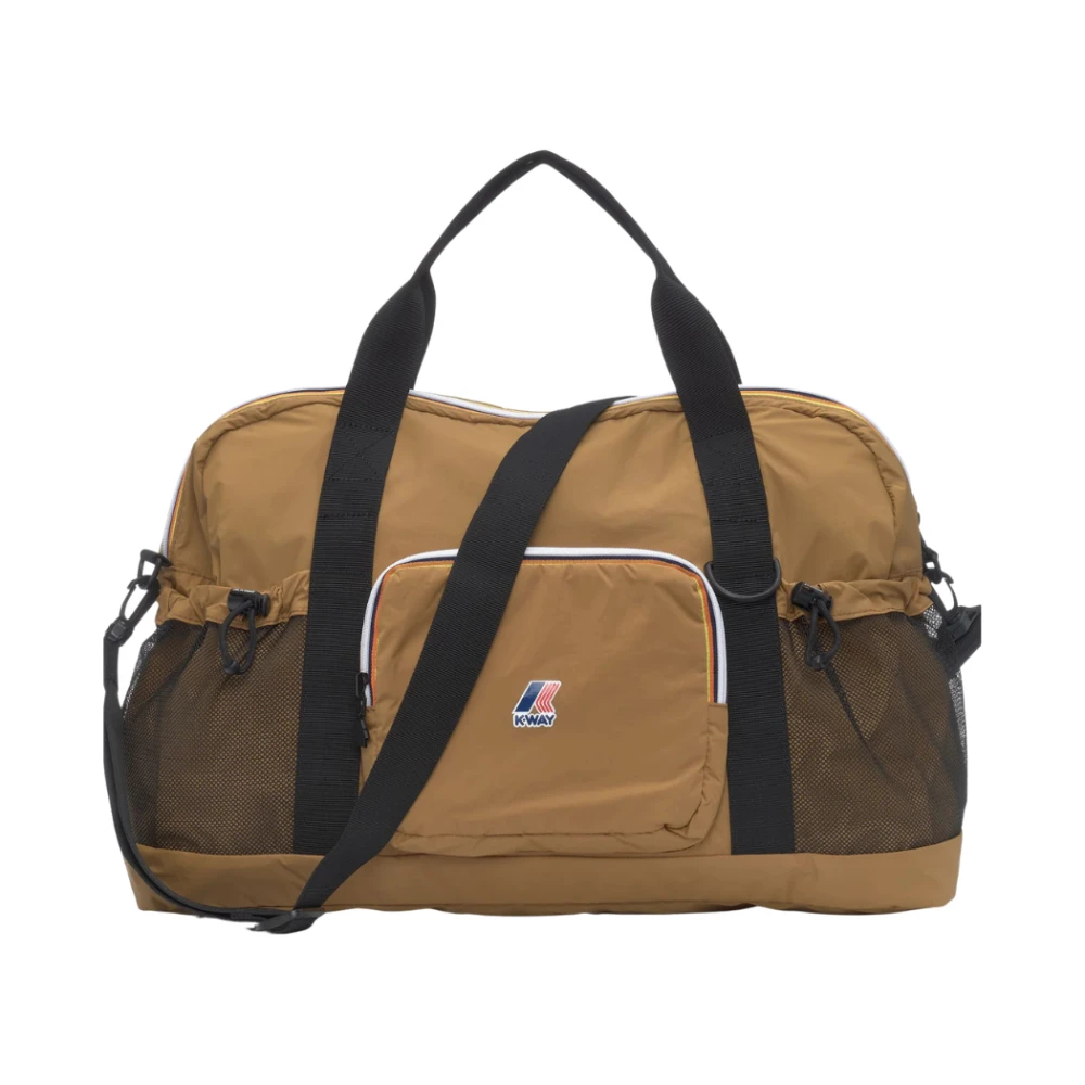 K-Way Unisex Beige - Marcel Foldable Weekend Bag - Bags - One Size