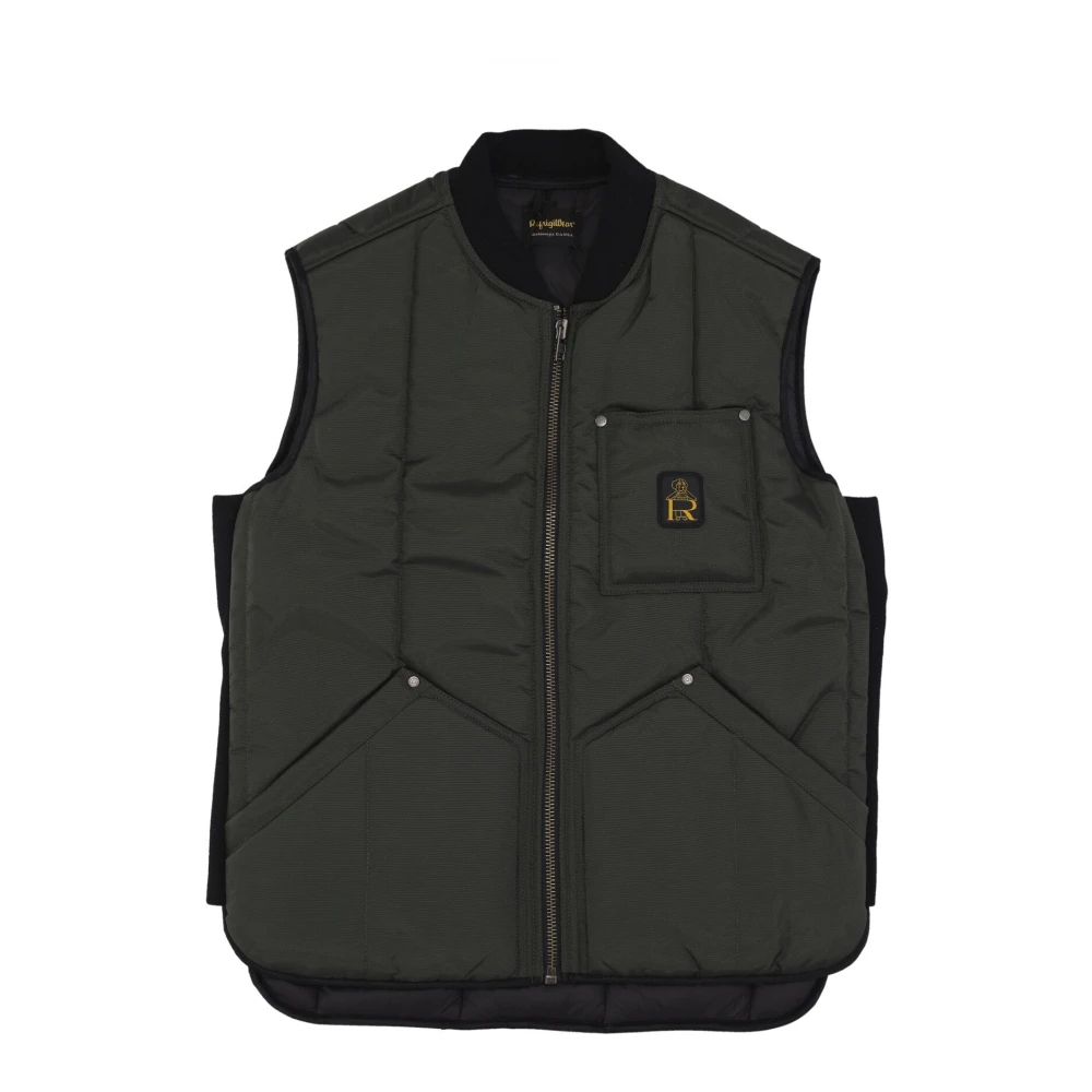 Refrigiwear Herren Grün - Waldgrüne Ärmellose Weste Mit Reißverschluss - Jackets - Xl