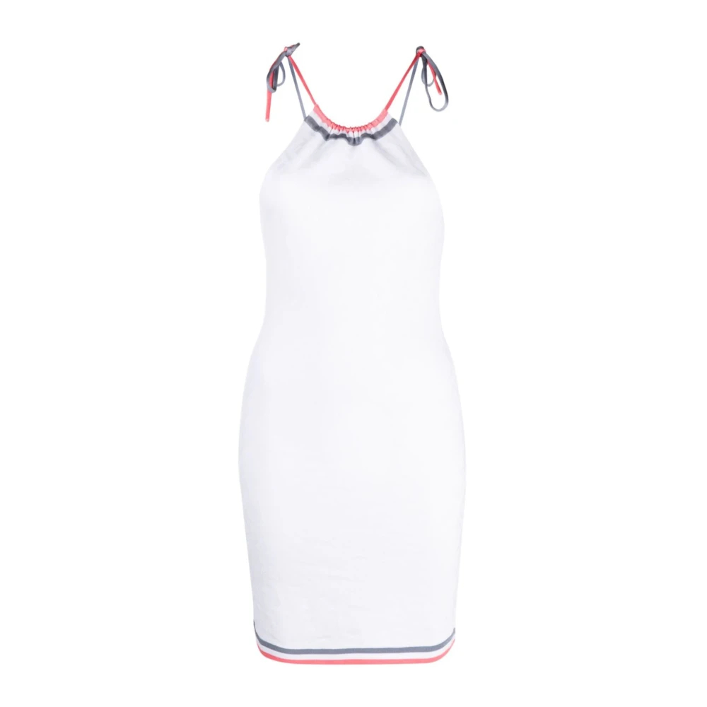 Fendi Damen Weiß - Jacquard Strick Mini Kleid - Dresses - S