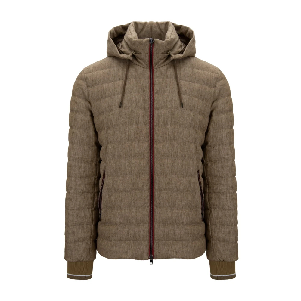 Herno Herren Braun - Daunenjacke Mit Reißverschluss - Jackets - L