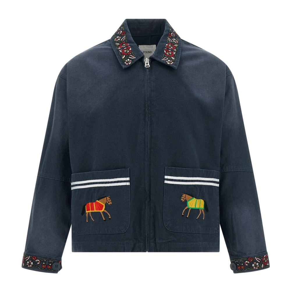 Found Herren Blau - Horse Equine Arbeitsjacke - Jackets - Xl
