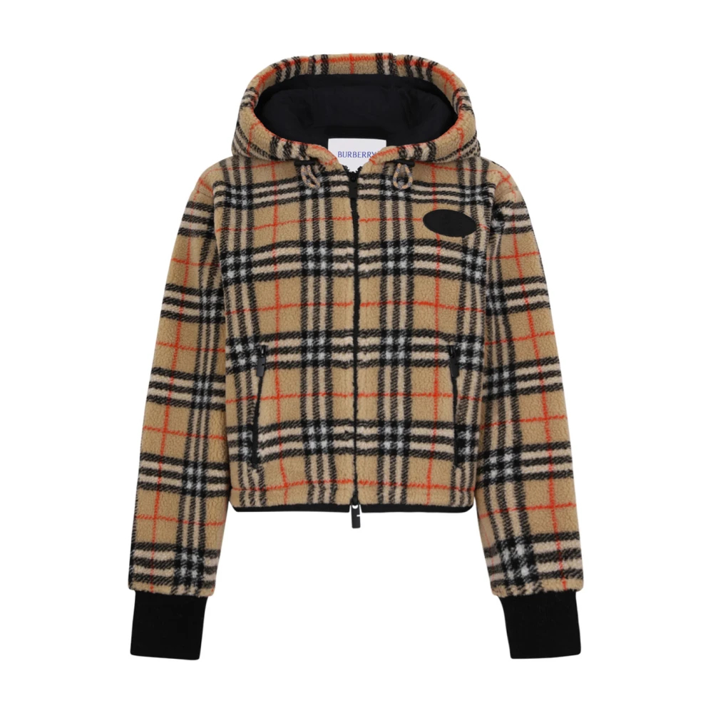 Burberry Damen Beige - Fiona Check Jacke - Jackets - M