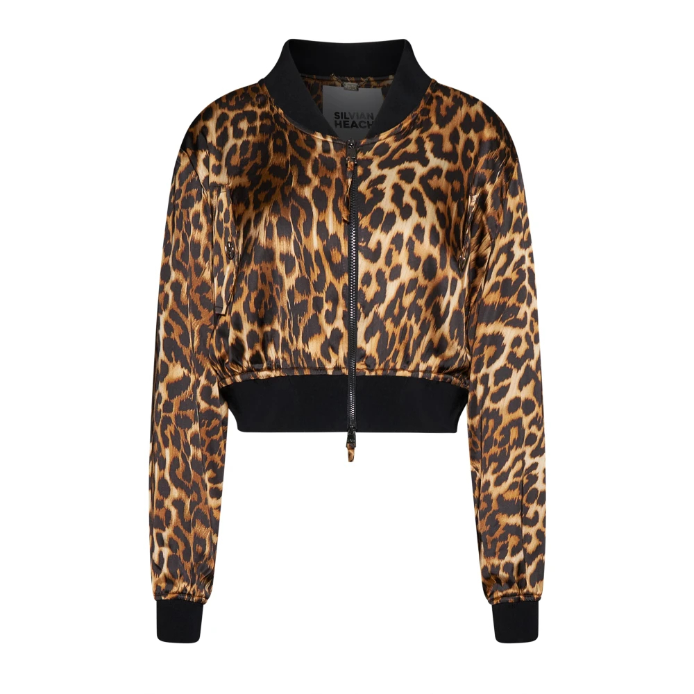 Silvian Heach - Cropped Bomberjacke - Jackets -Damen -Mehrfarbig -M