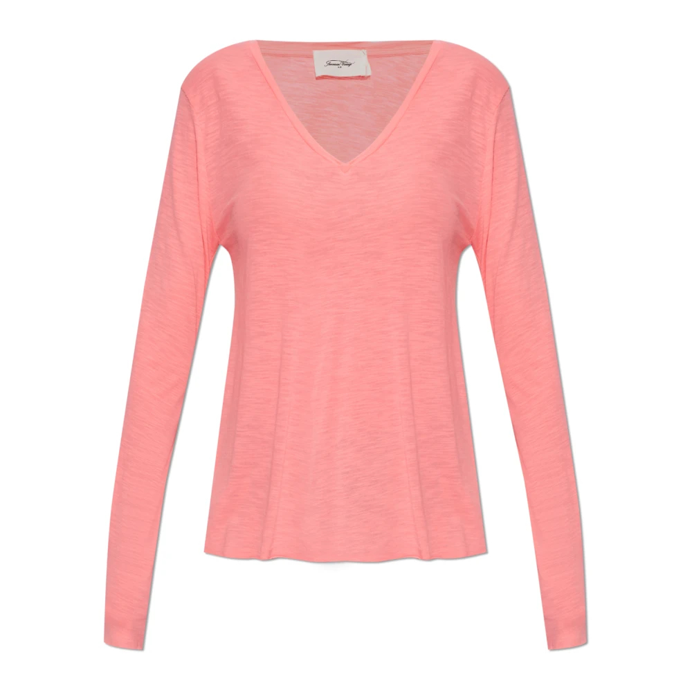 American Vintage Damen Rosa - Jacksonville Langarmshirt - Tops - M