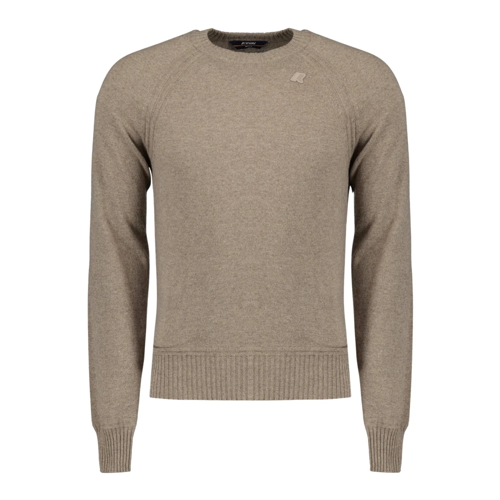 K-Way Herren Beige - Sebas Strickpullover - Knitwear - L
