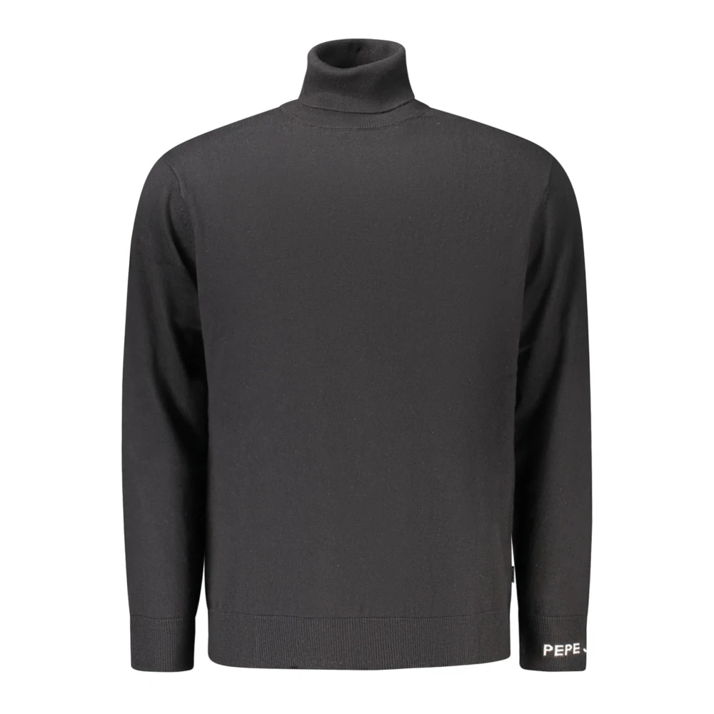 Pepe Jeans Unisex Schwarz - Langärmliger Rollkragenpullover - Knitwear - K - Xl