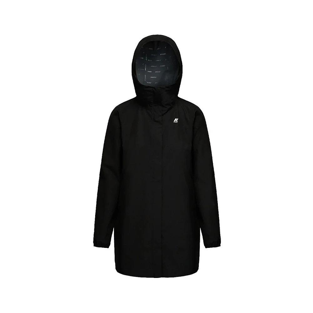 K-Way Damen Schwarz - Sophie Stretch Dot Jacket - Coats - K - Xs