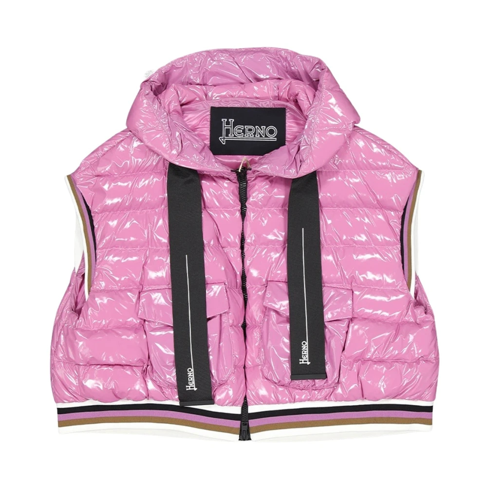 Herno Damen Rosa - Daunenweste Jacke - Jackets - S