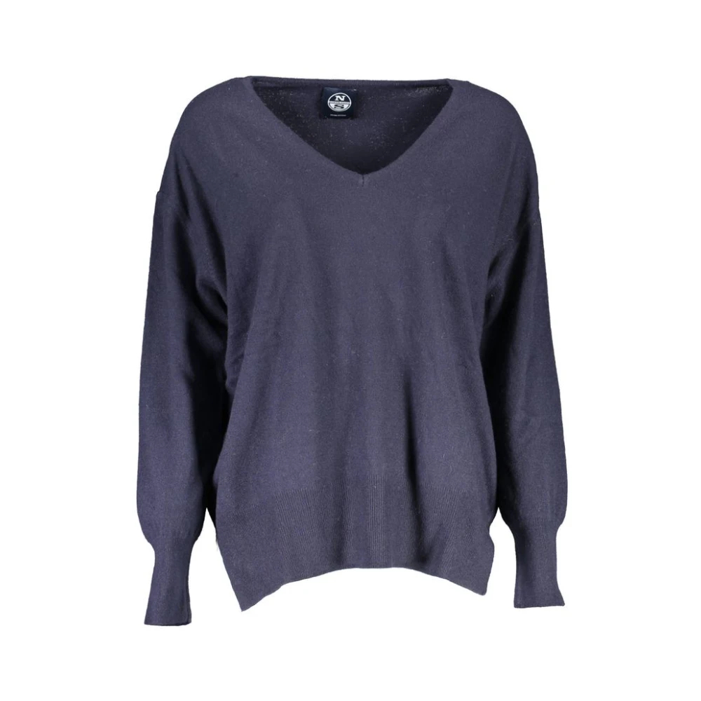 North Sails - Blauer Langarm-Top - Knitwear - Damen - Blau - S - Bild 6