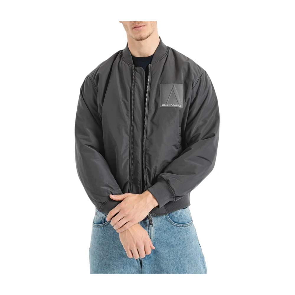 Armani Exchange Herren Grau - Asv Bomberjacke - Jackets - Xl
