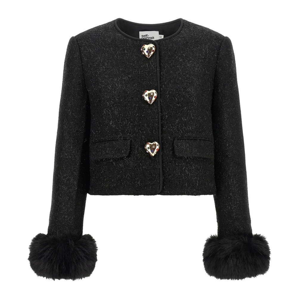 SELF PORTRAIT Bouclé Jacket - Bild 4