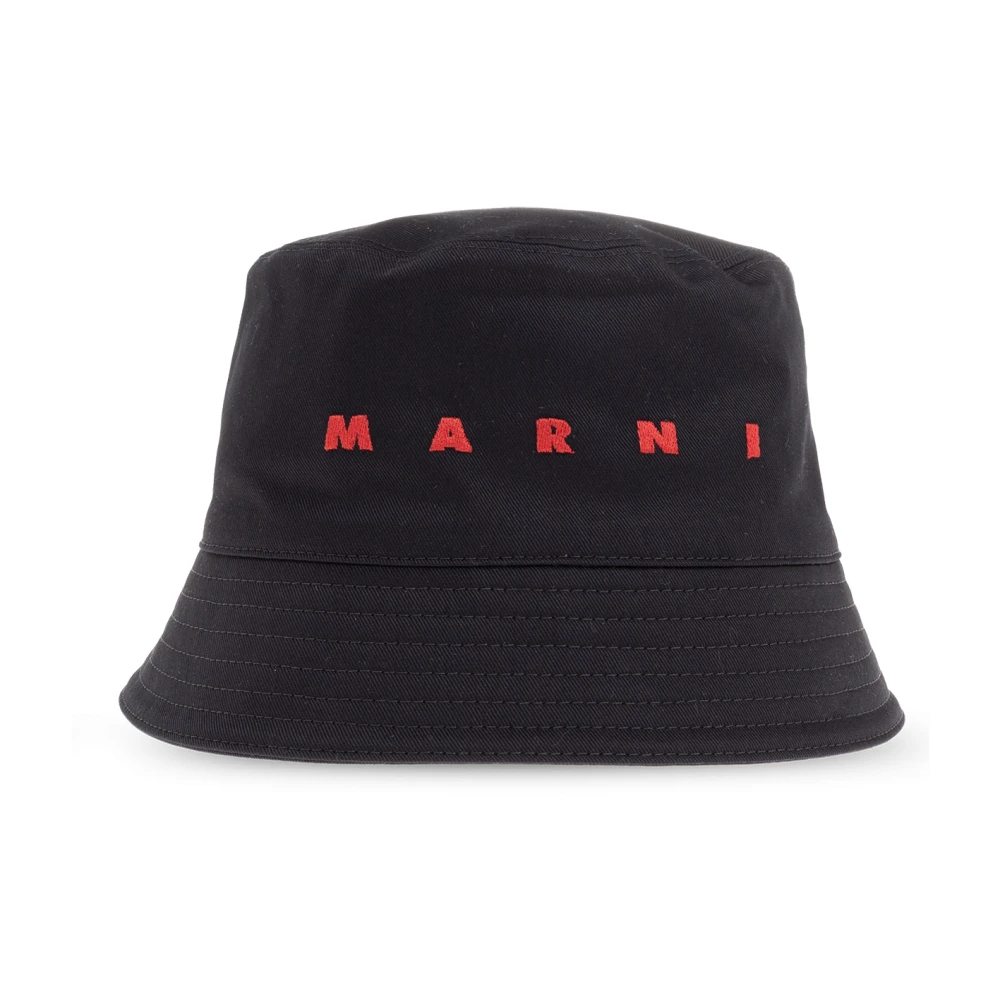 Marni - Logo Bucket Hat Ii - Accessories - Herren - Schwarzk - S