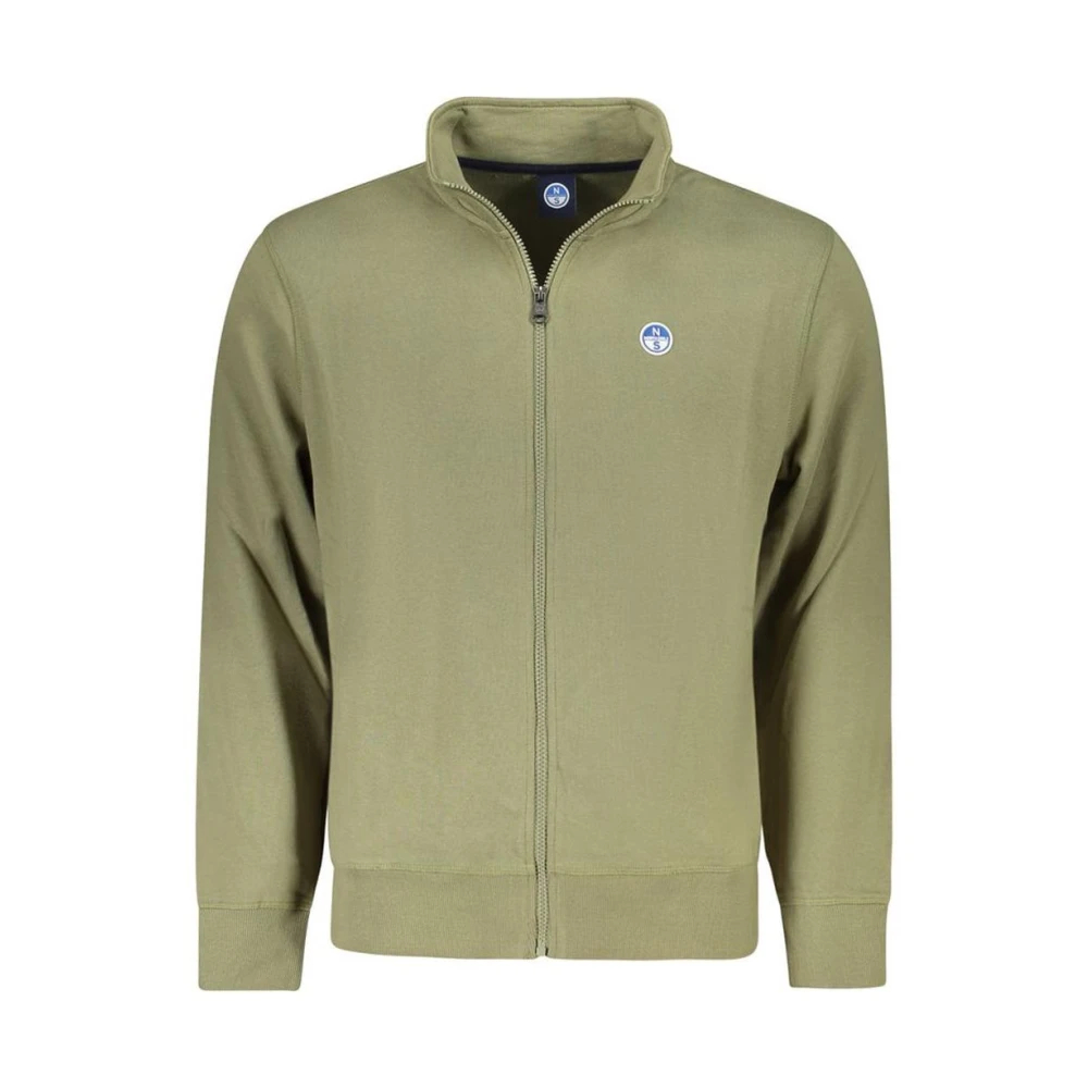 North Sails, Herren, Pullover, Herren-Sweatshirt Mit Zip Grün, Grün, (S) - Bild 7