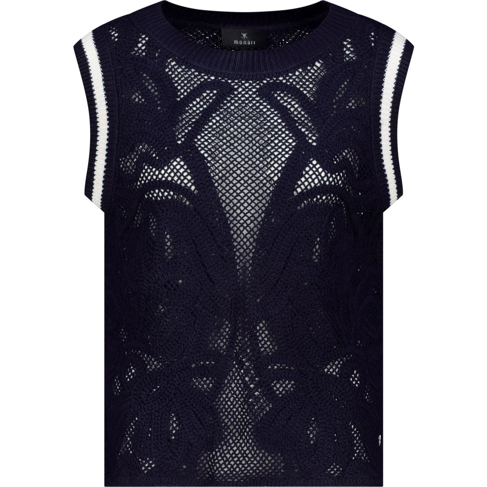 Monari Damen Blau - Ärmellose Oberteile - Tops - S