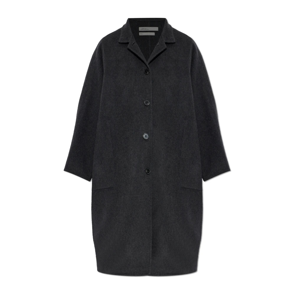 Allsaints Women's Effie Wool-Blend Cocoon Coat Grey Size Xs - Bild 3