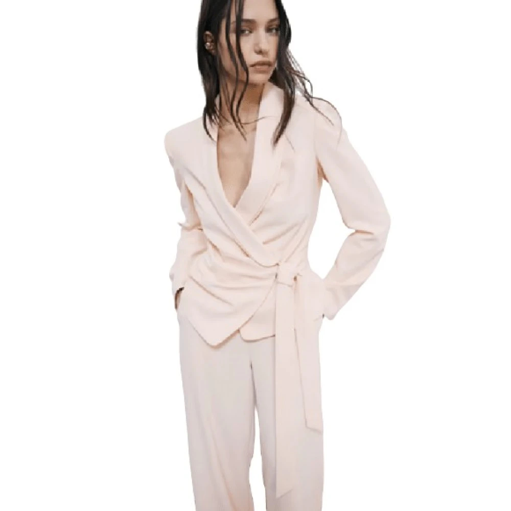 Patrizia Pepe Damen Beige - Giacca Jacket - Jackets - Xl
