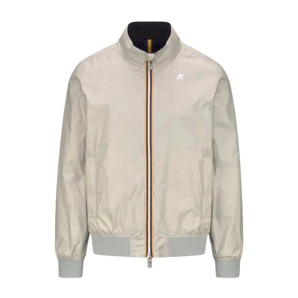 K-Way Herren Beige - Wendbare- Leichte Jacke - Jackets - S