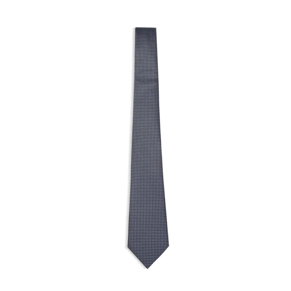 Giorgio Armani Herren Blau - Jacquard Seidenkrawatte - Accessories - One Size