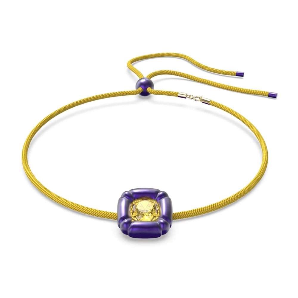Swarovski - Kissenförmiger Halskette - Accessories - Damen - Gelb - One Size - Bild 8