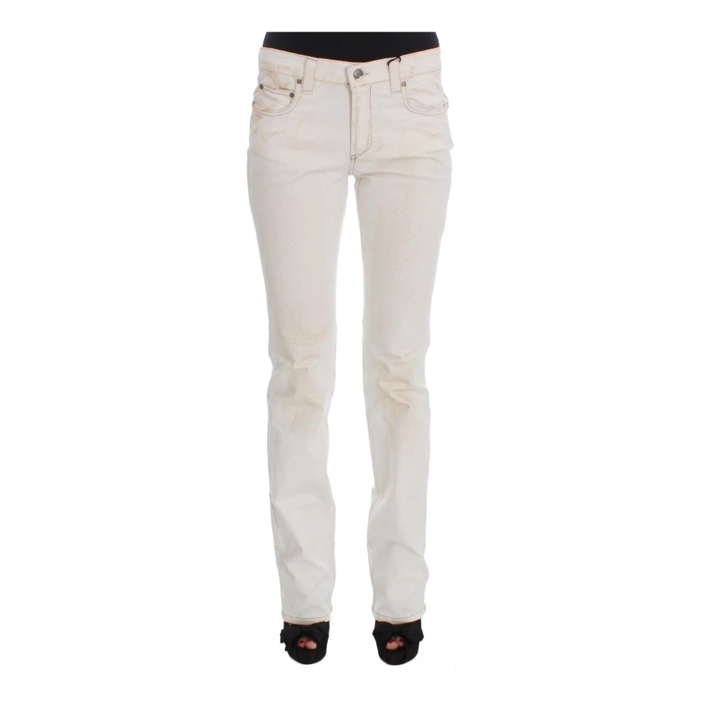 Costume National Damen Weiß - E Bootcut Jeans - Jeans - W26