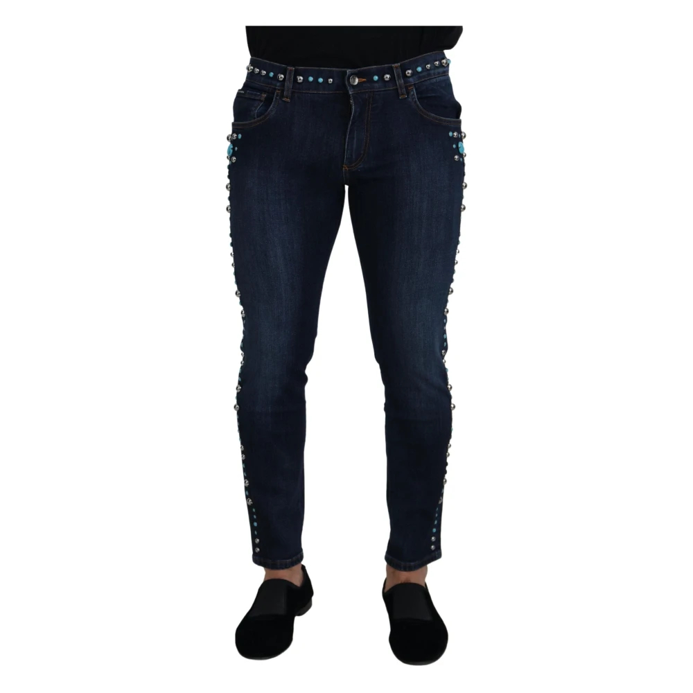 Dolce & Gabbana Herren Blau - Slim-Fit Jeans - Jeans - M