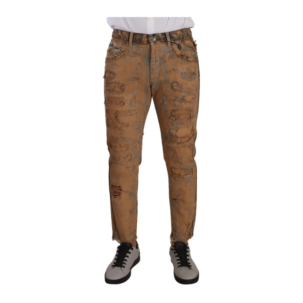 Dolce & Gabbana Herren Braun - Slim-Fit Jeans - Jeans - M