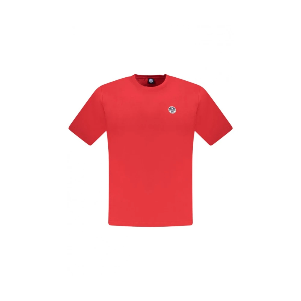 North Sails Herren Rot - Kurzärmeliges T-Shirt - Tops - L