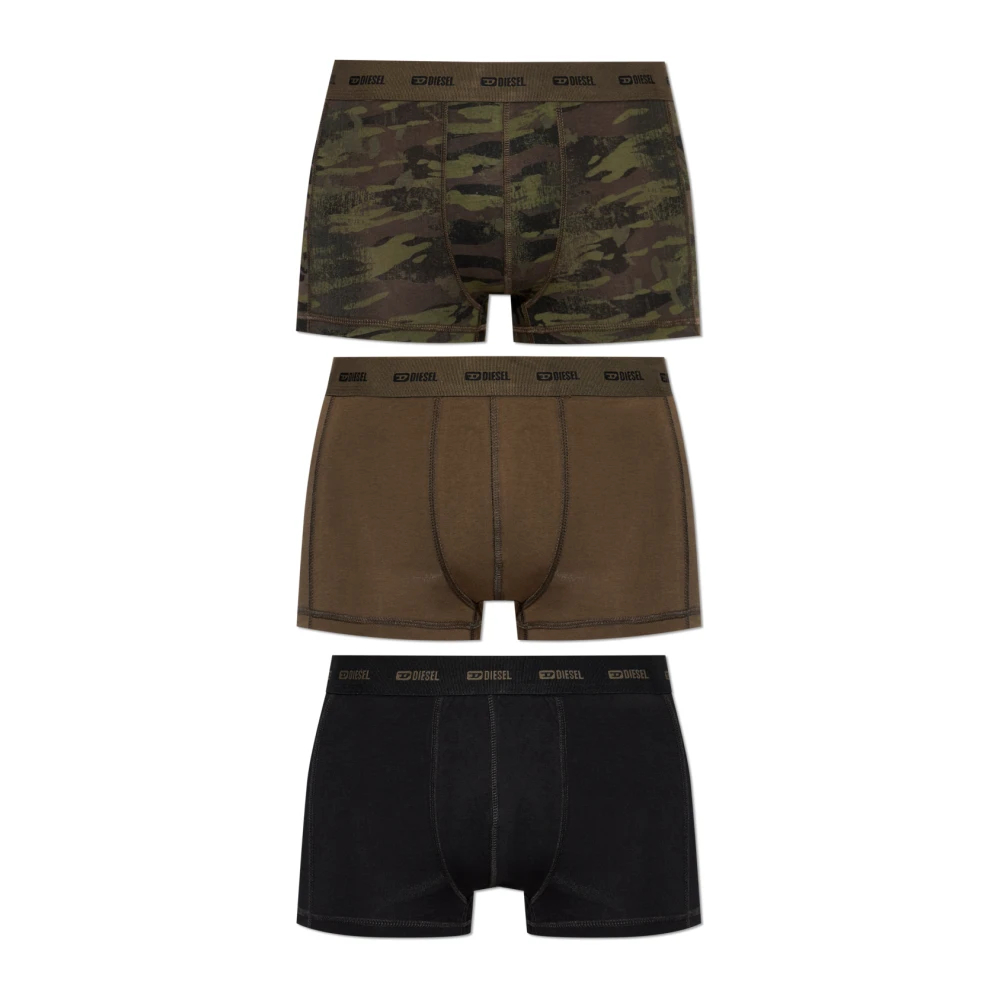 Diesel - Damien-Utlt-3Pack - Underwear - Herren - Grün - M