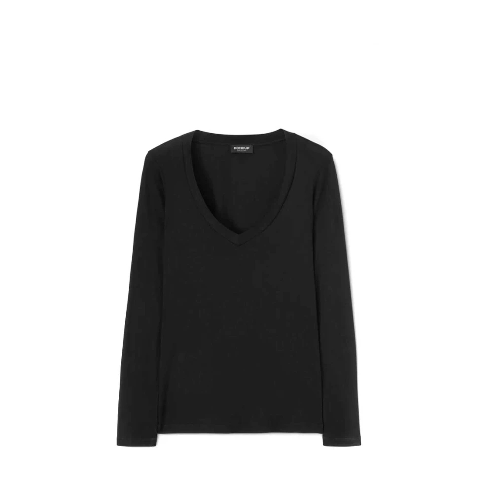 Dondup Damen Schwarz - T-Shirts - Tops - K - M