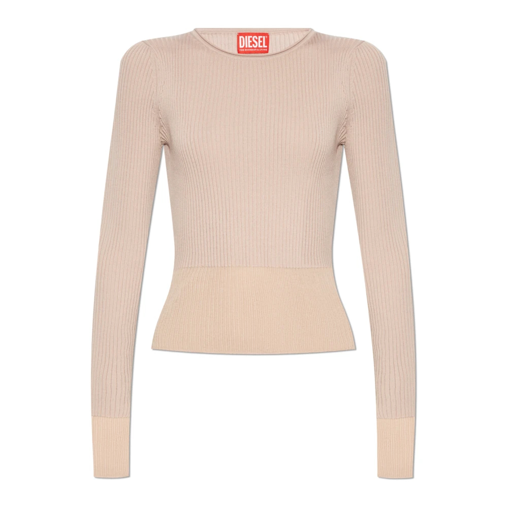 Diesel Damen Rosa - M-Sleshs Pullover - Knitwear - M