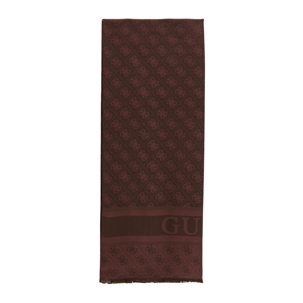 Guess, Damen, Schal, SAMANTHA 70X180CM JC AW5685 POL03, Braun - Bild 4