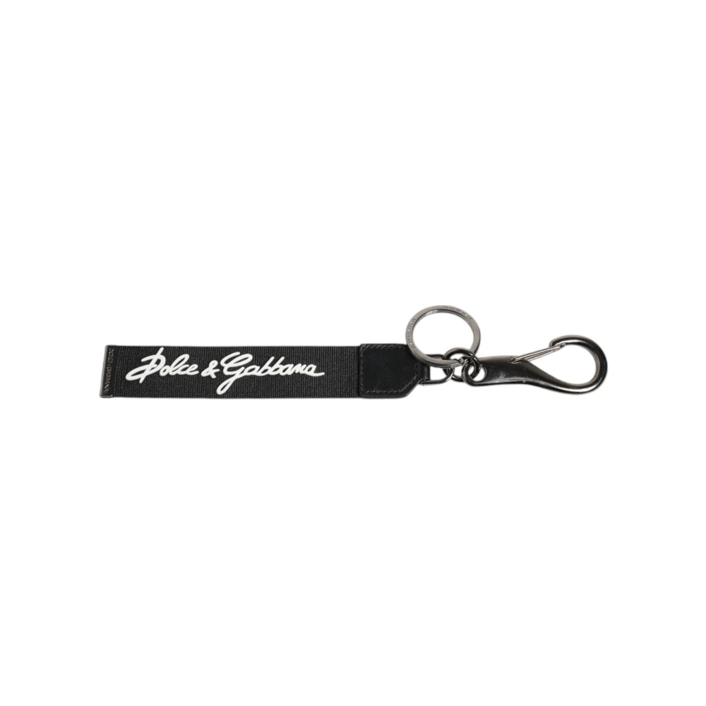 Dolce & Gabbana Unisex Schwarz - Dg Logo Schlüsselanhänger - Accessories - K - One Size