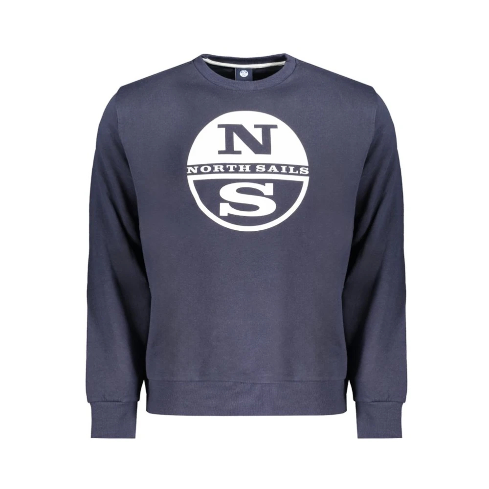 North Sails, Herren, Pullover, Blue Cotton Men Sweatshirt, Blau, (XL) - Bild 4