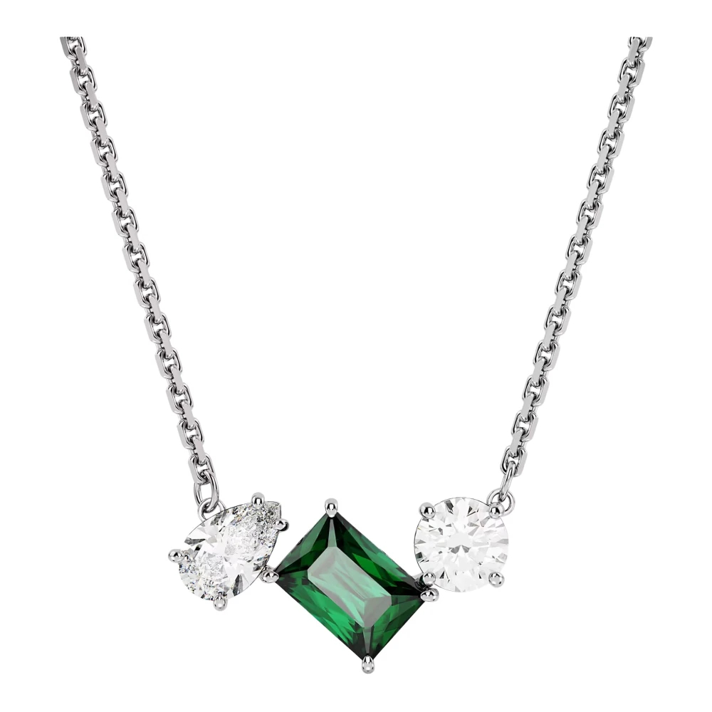 Swarovski Damen Weiß 5668278 Mesmera Mix Green Halskette - Bild 4