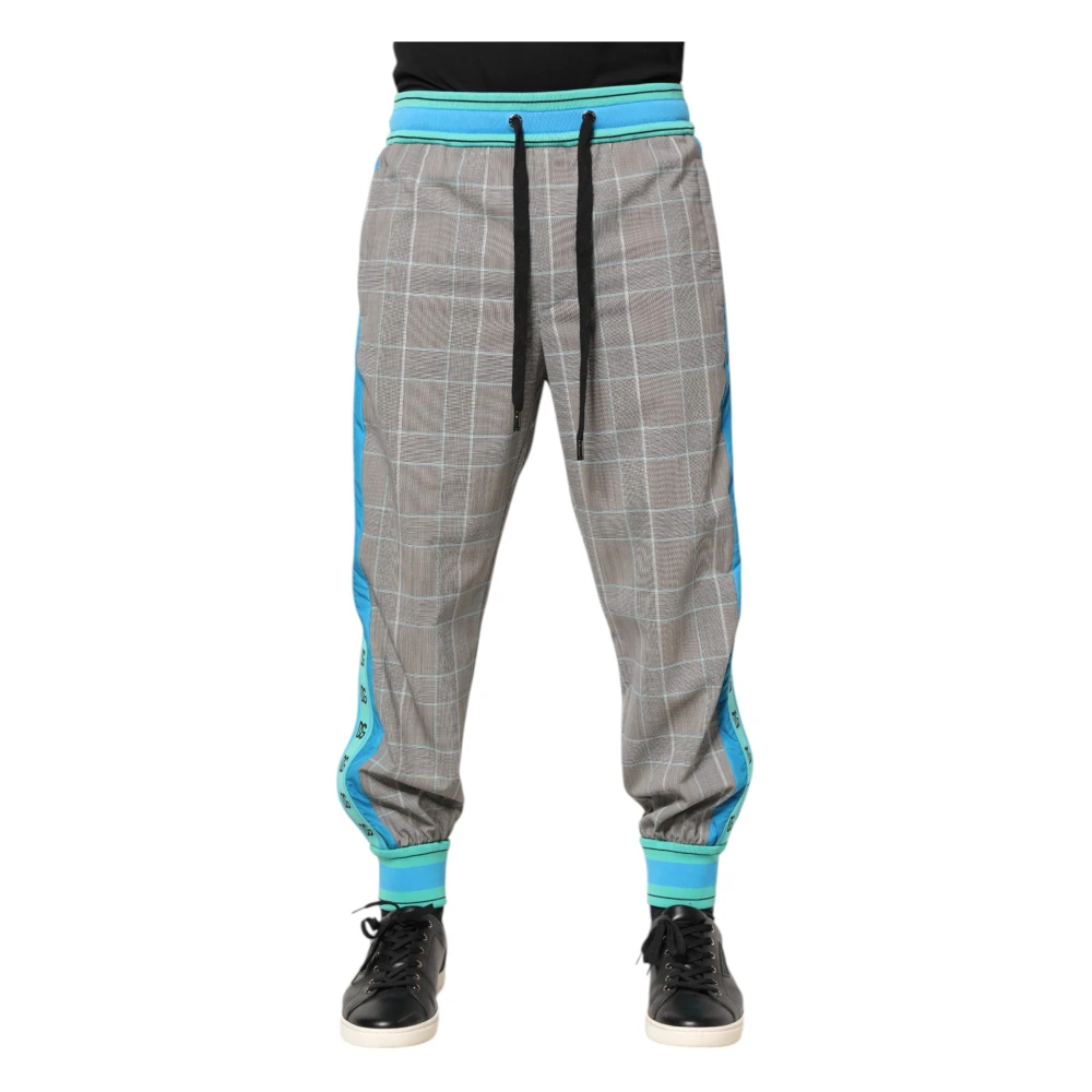 Dolce & Gabbana Herren Grau - Bunte Baumwoll Jogger Sweatpants - Trousers - M