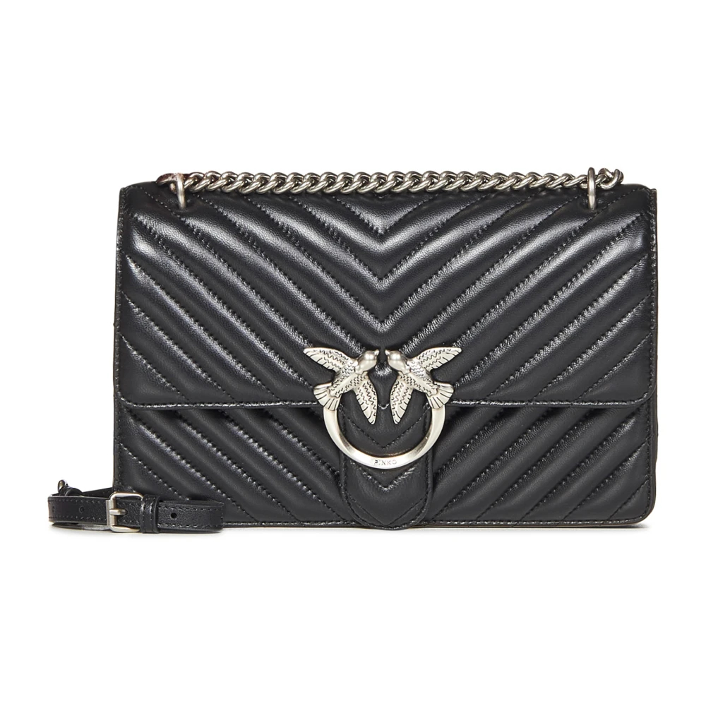 Pinko - Classic Chevron - Bags - Damen - Schwarzk - One Size - Bild 9