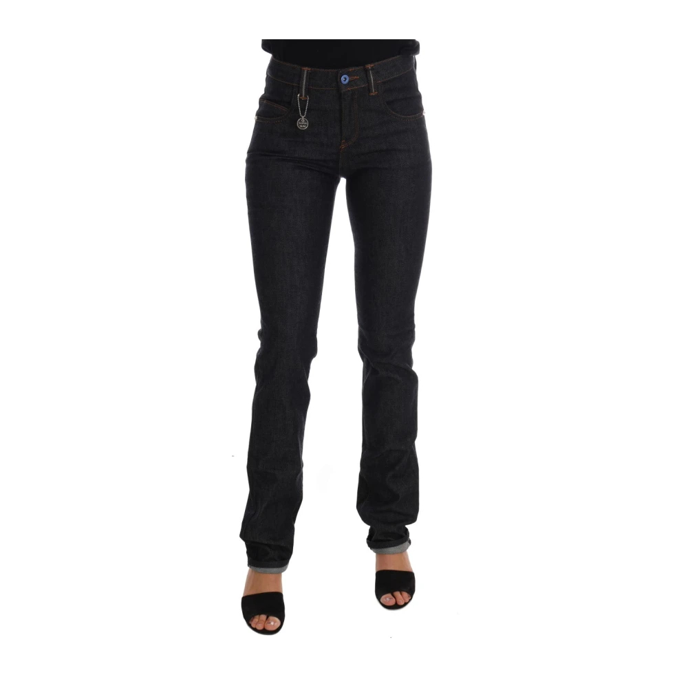 Costume National Damen Blau - Dunkelblaue Super Slim Jeans - Jeans - W26