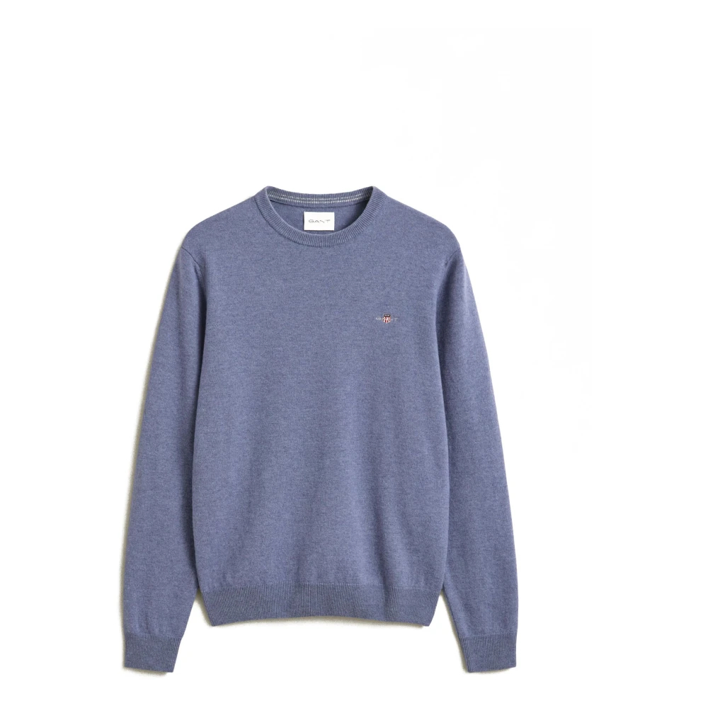 Gant Pullover Lammwolle Horizon Blue Hellblau Blau Größe XL - Bild 11