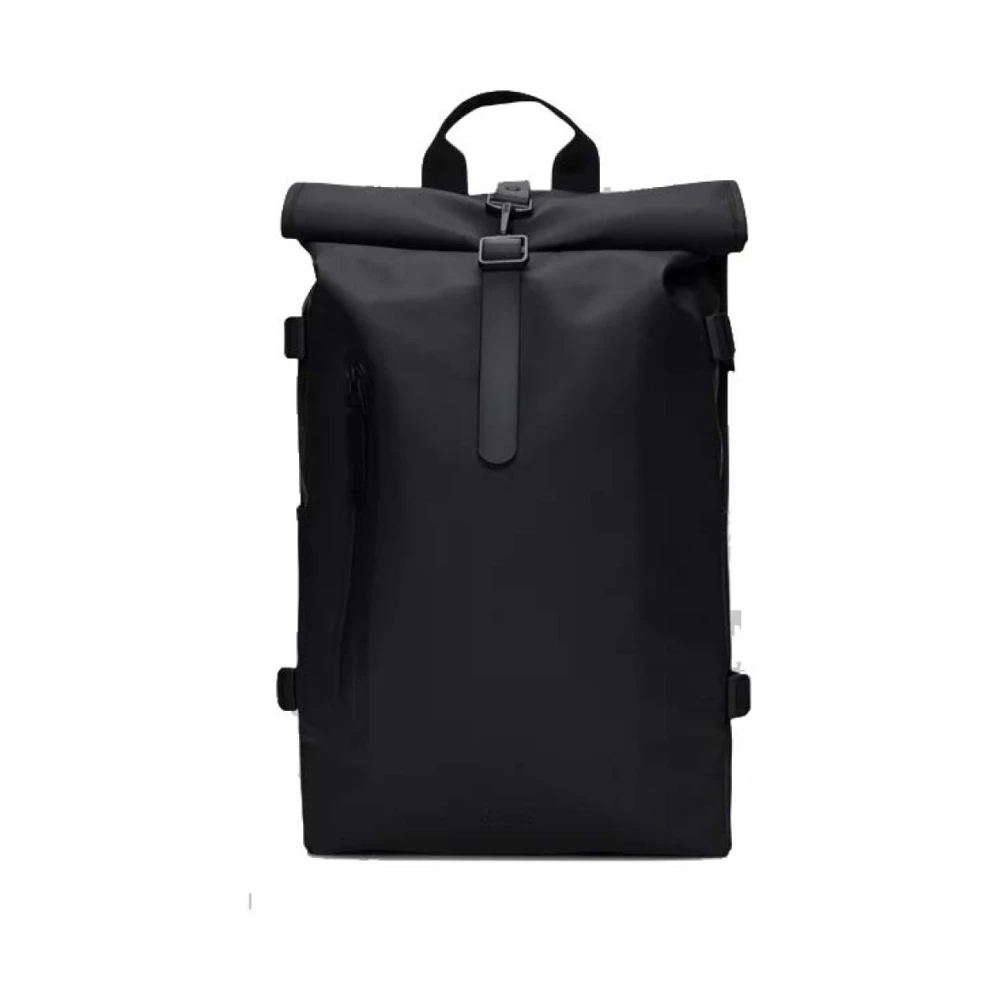 Rains - Rolltop Rucksack Large W3 - Bags - Herren - Schwarzk - One Size