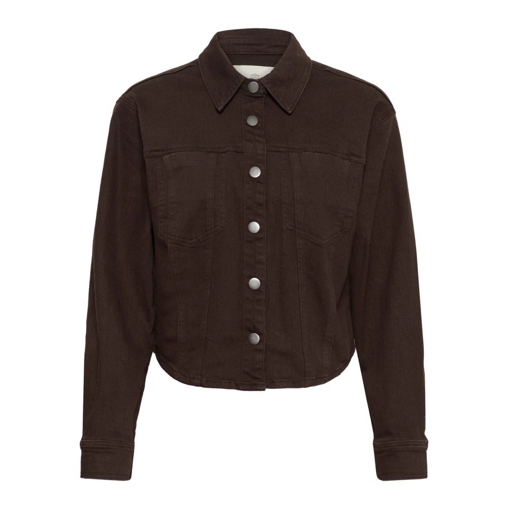 Kaffe Damen Marron Hemd Brook - Bild 6