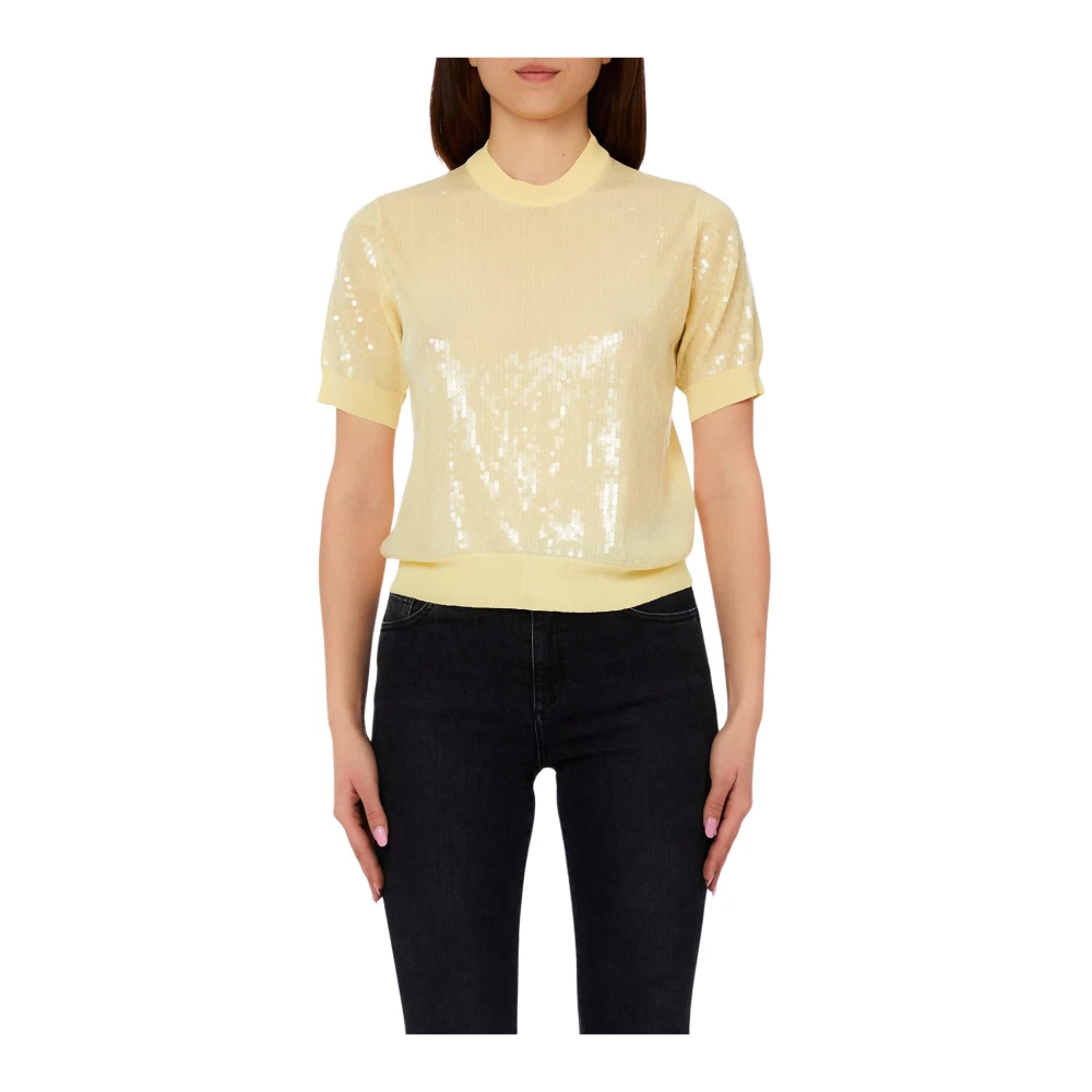 Liu Jo Damen Gelb - Pullover - Knitwear - M