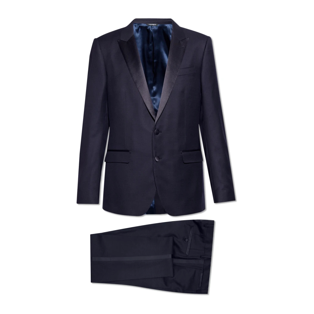 Dolce & Gabbana Herren Blau - Wollanzug - Suits - L